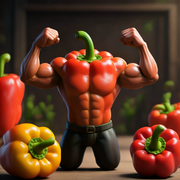 鍛えられたパプリカさんのアイコン